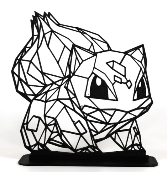 Low Poly Geometric Pokemon Style Ornament