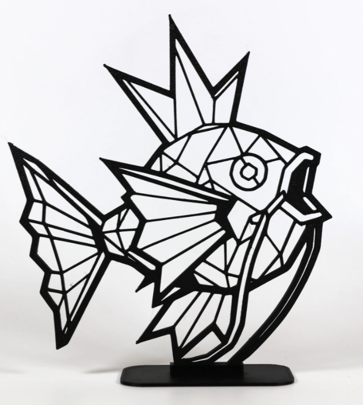 Low Poly Geometric Pokemon Style Ornament