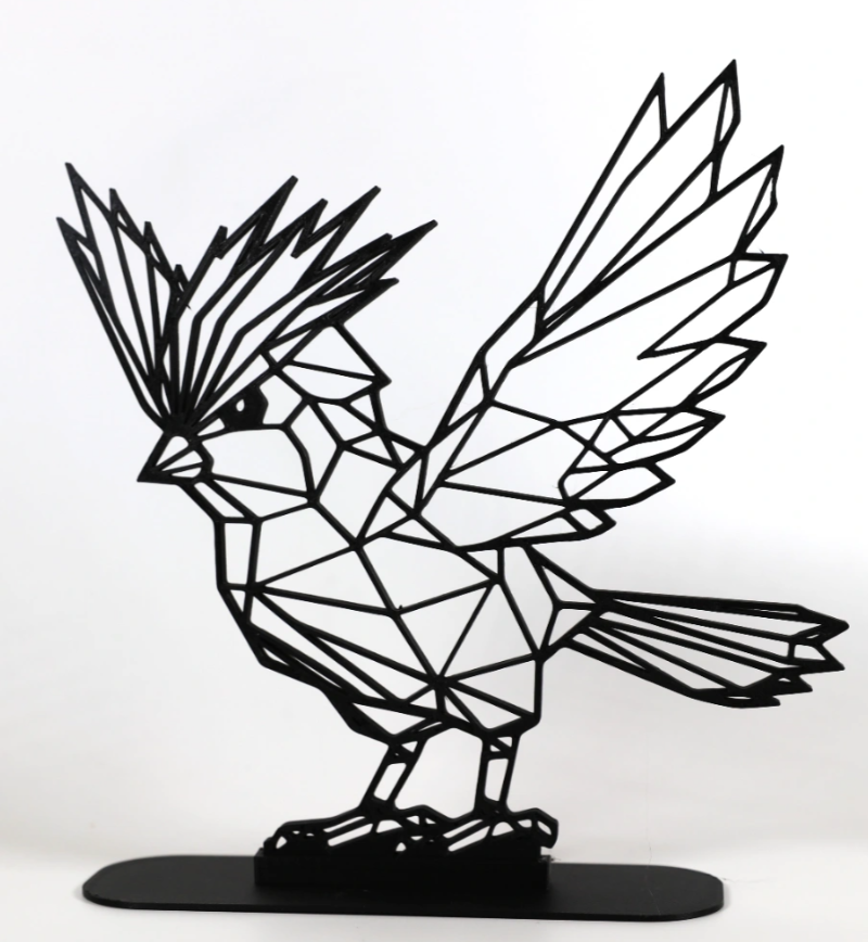 Low Poly Geometric Pokemon Style Ornament