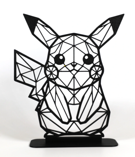 Low Poly Geometric Pokemon Style Ornament