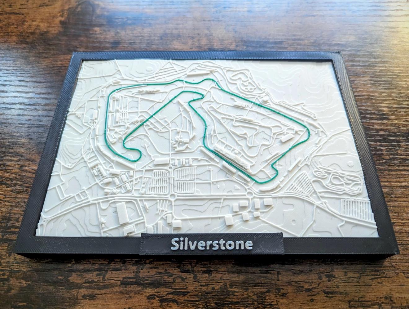 F1 3D Miniature Tracks 5x7"