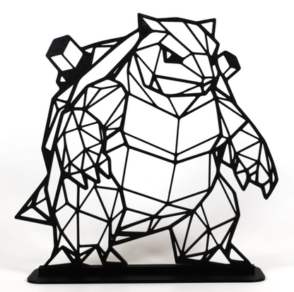 Low Poly Geometric Pokemon Style Ornament
