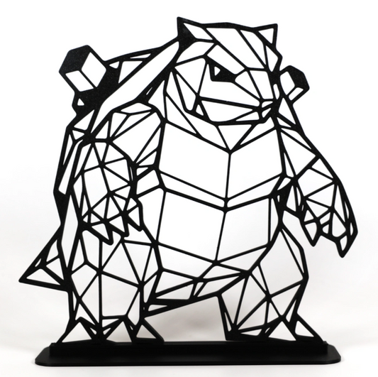 Low Poly Geometric Pokemon Style Ornament