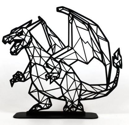 Low Poly Geometric Pokemon Style Ornament