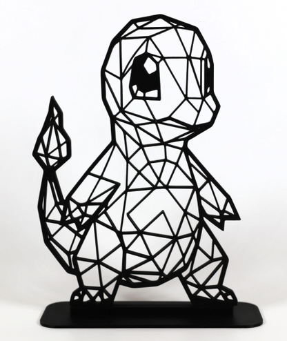 Low Poly Geometric Pokemon Style Ornament