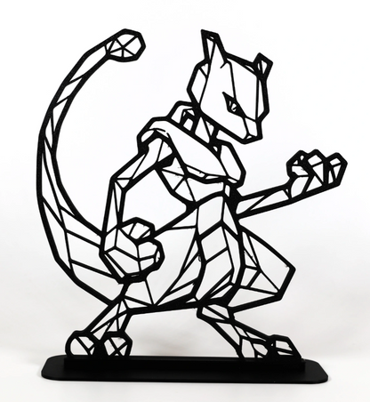 Low Poly Geometric Pokemon Style Ornament