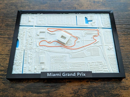 F1 3D Miniature Tracks 5x7"