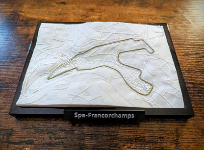 F1 3D Miniature Tracks 5x7"